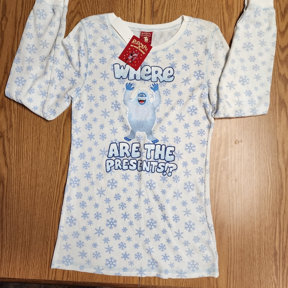 Kids Thermal Christmas Shirt Unisex Sz Juniors XL (15/17)